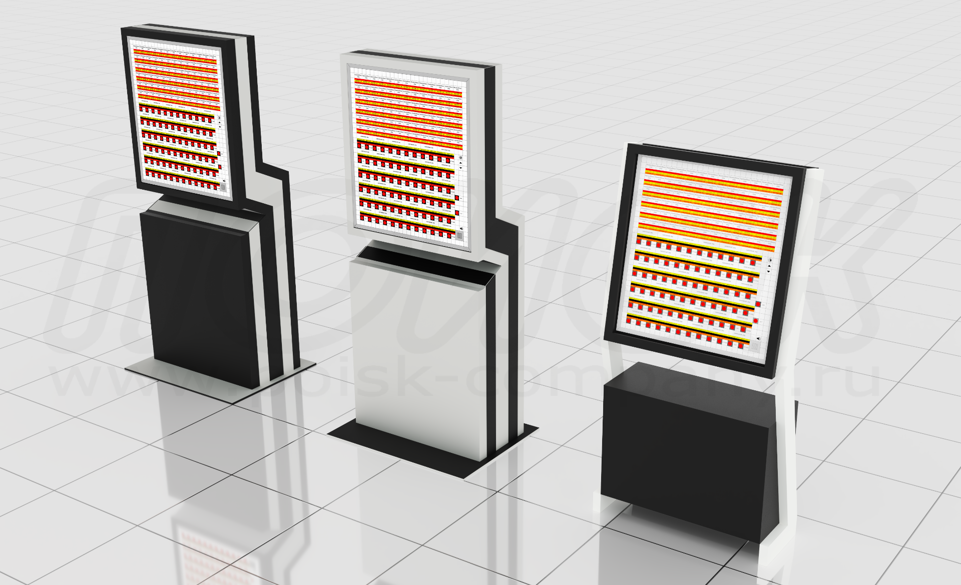 Напольные пульты управления