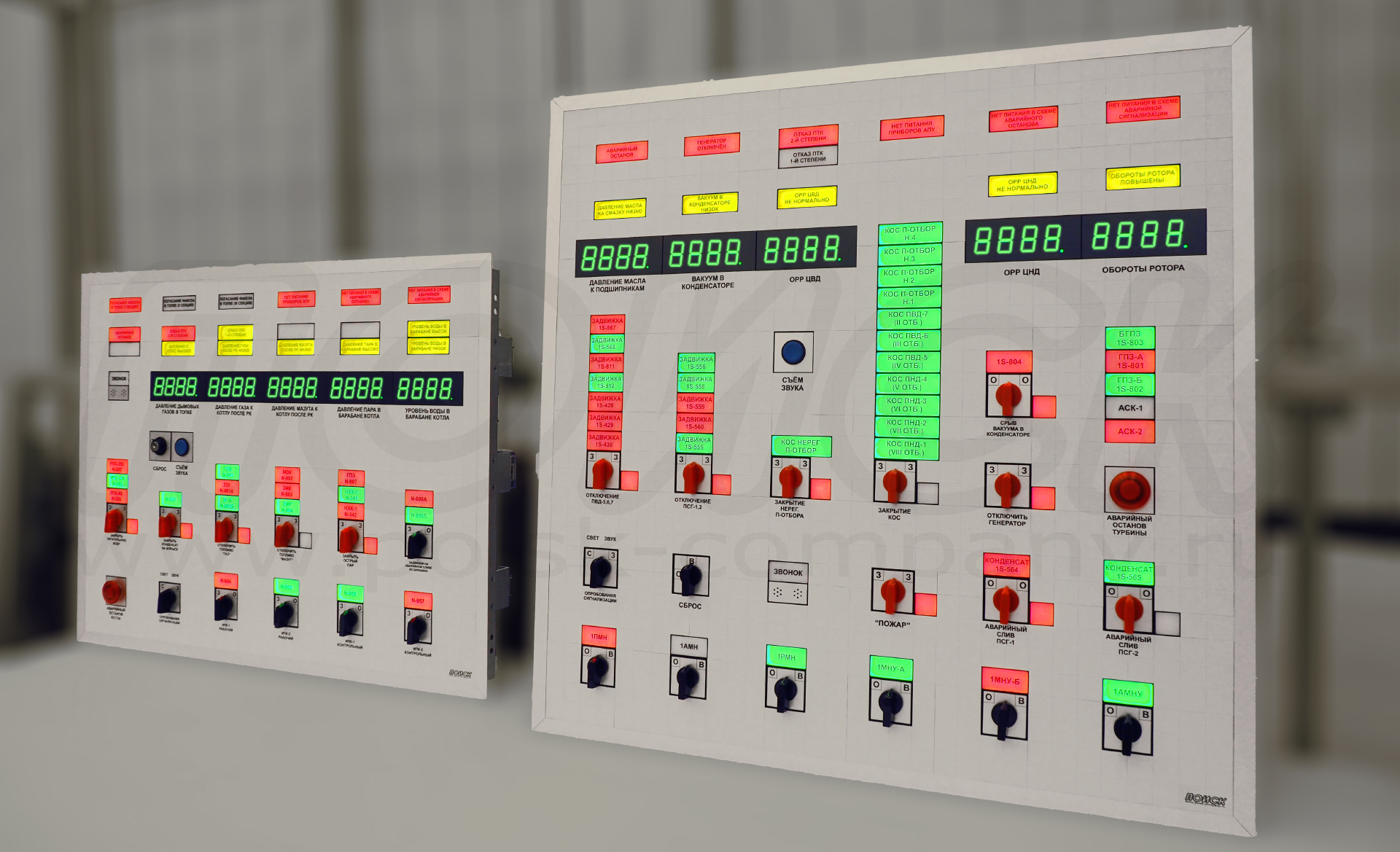 Матричные (мозаичные) панели управления