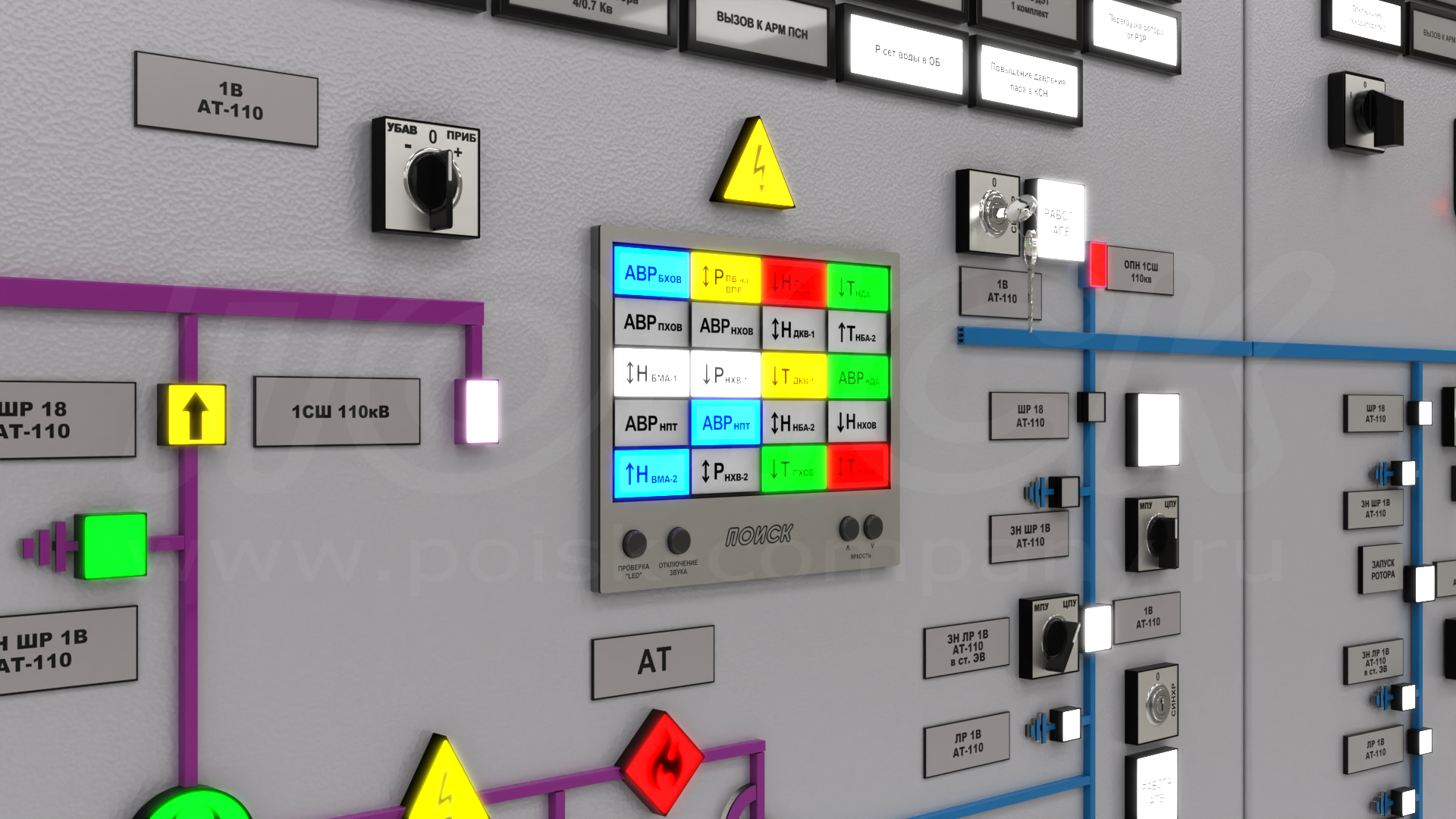 Применение табло АПС