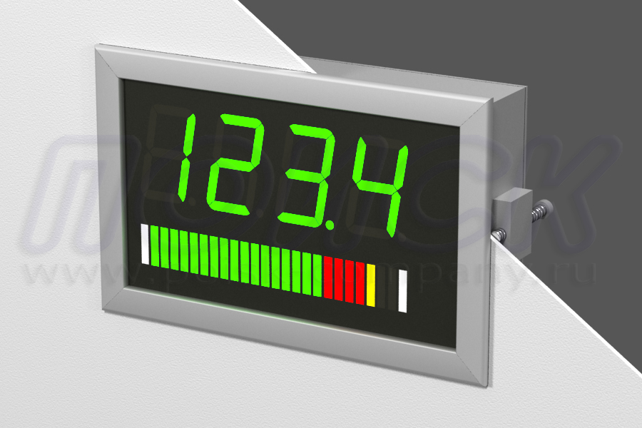 Числовой индикатор с линейной шкалой Ин4S32К