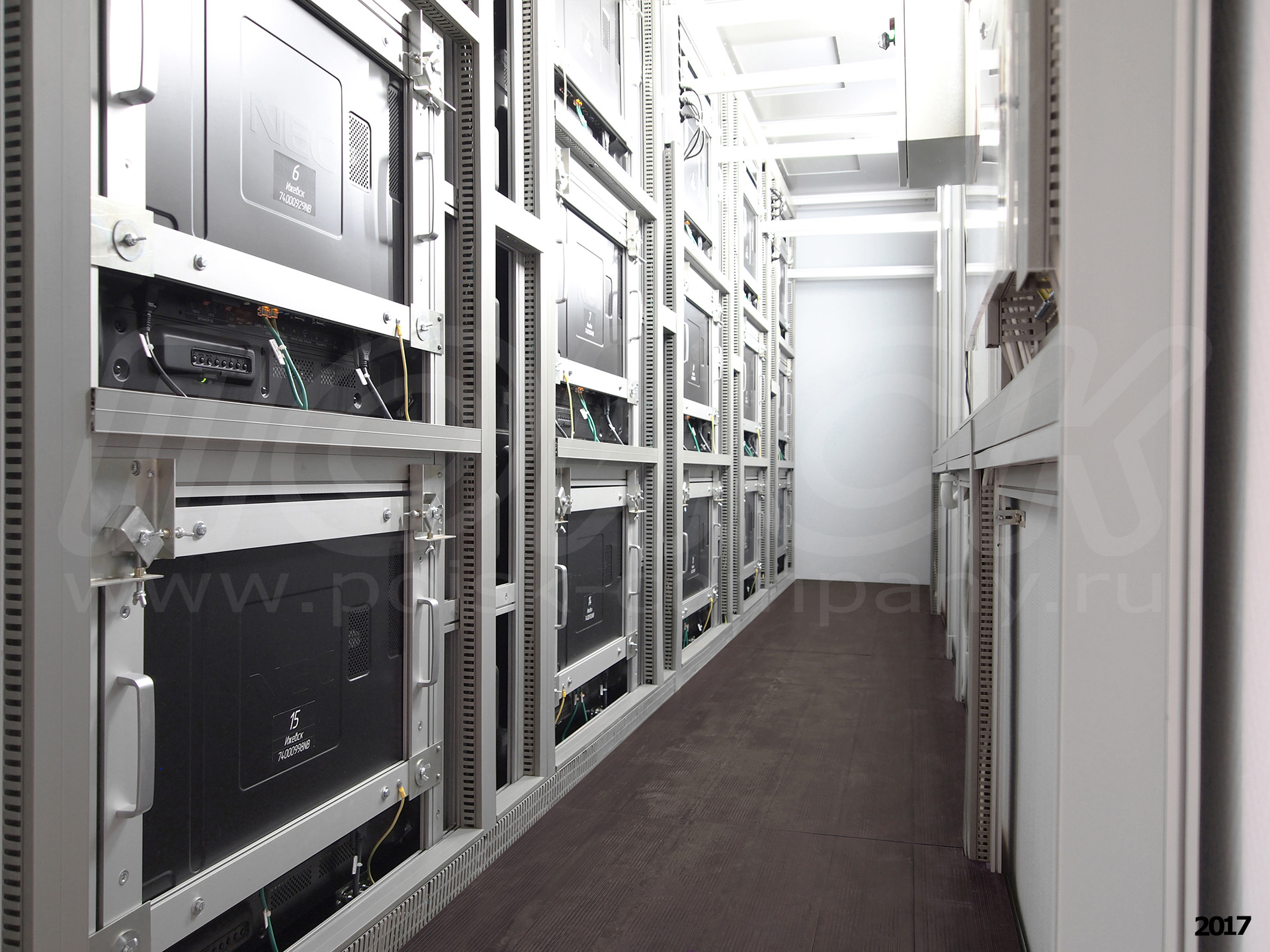 диспетчерский видеощит для ООО Удмуртэнергонефть (06)