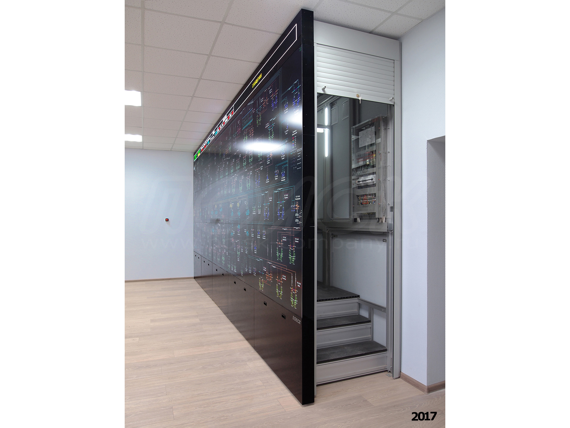 диспетчерский видеощит для ООО Удмуртэнергонефть (10)