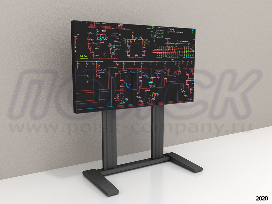 Видеощиты для цехов электроснабжения ООО РН-ЮГАНСКНЕФТЕГАЗ