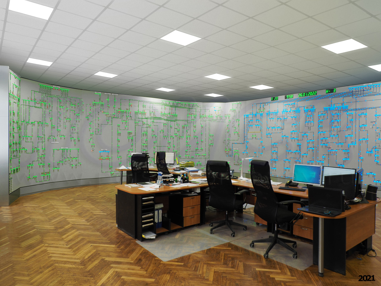 Диспетчерский щит для ПромЭнергоСбыт