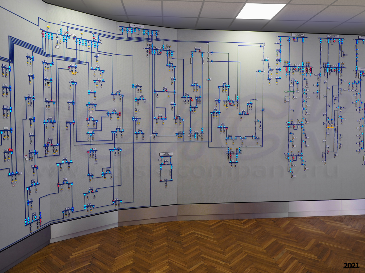 Диспетчерский щит для ПромЭнергоСбыт