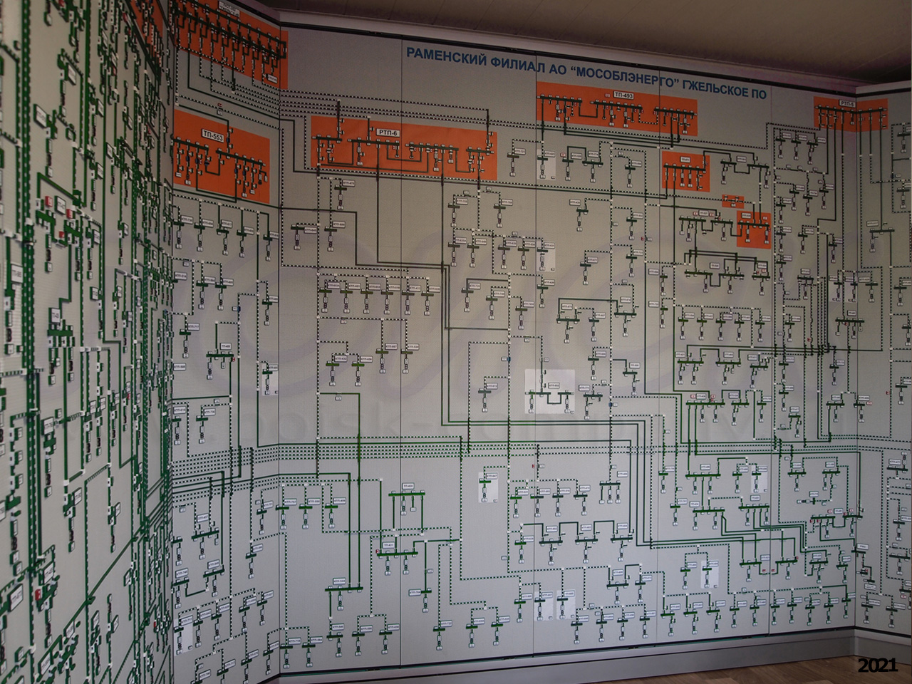 Диспетчерские щиты для АО Мособлэнерго