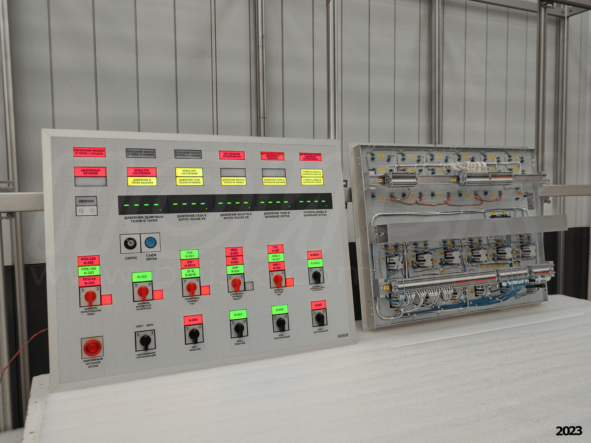 Матричные панели управления для Тобольской ТЭЦ (03)