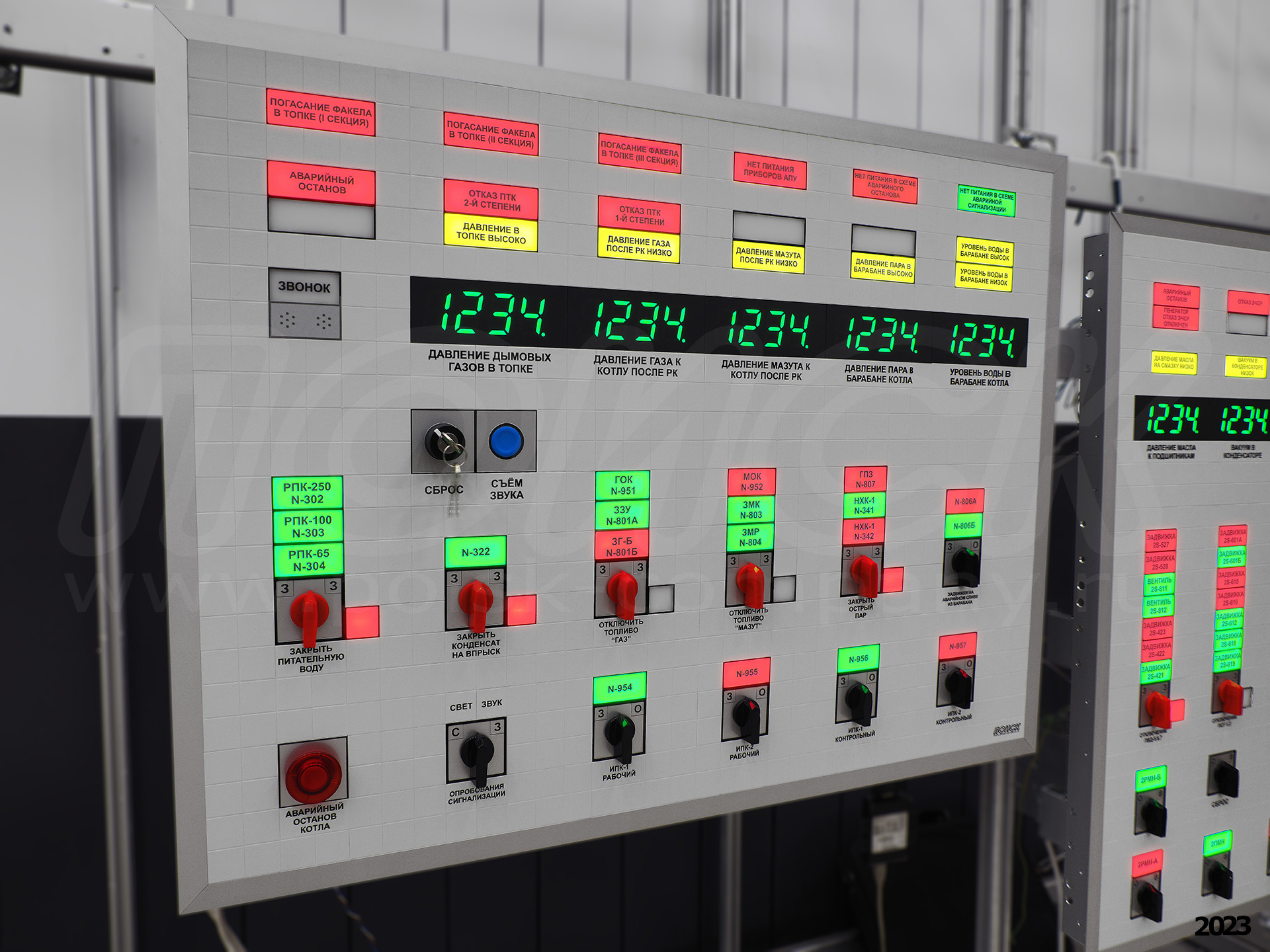 Матричные панели управления для Тобольской ТЭЦ (04)