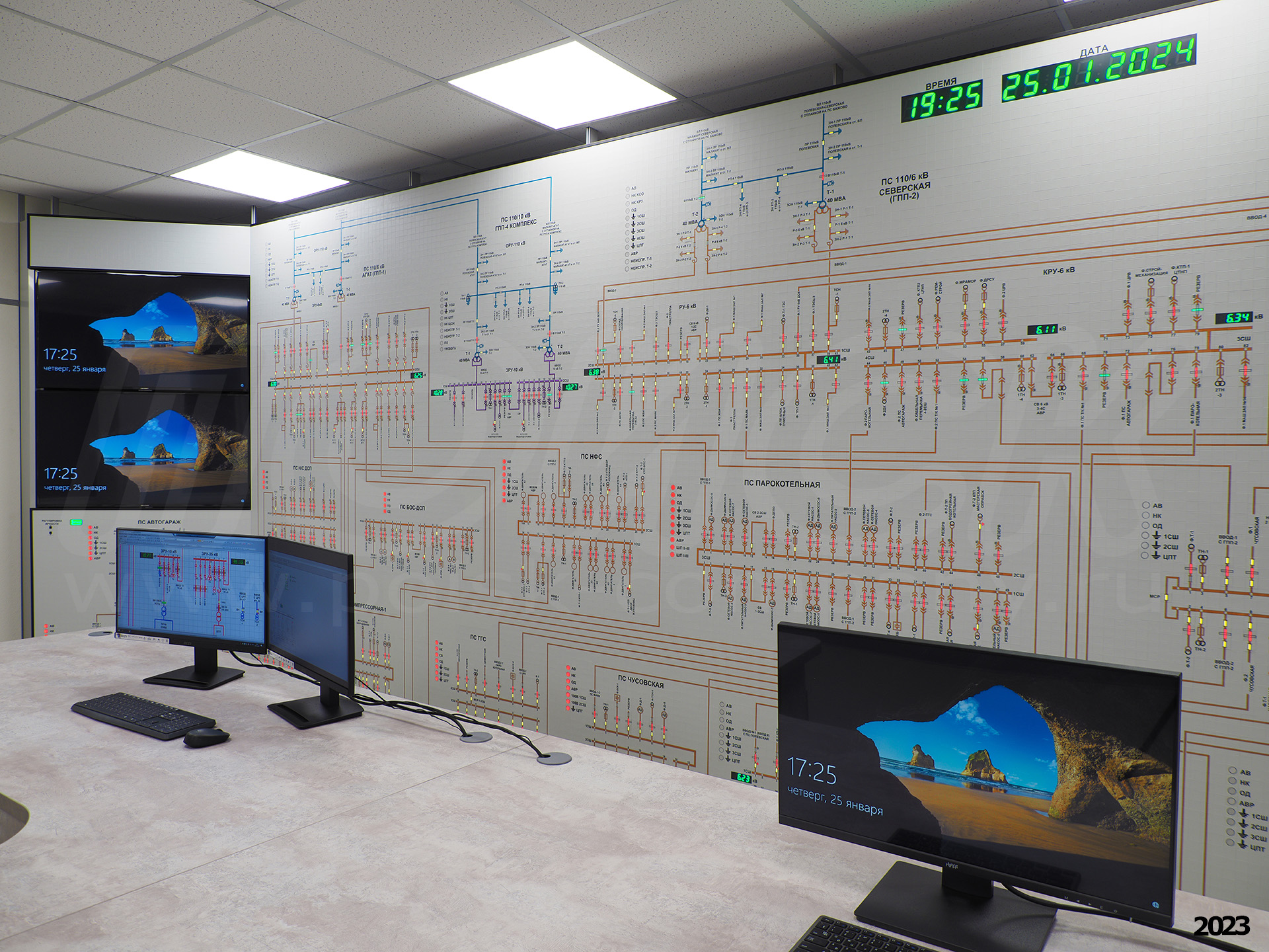 Диспетчерский щит для АО Северский трубный завод (03)