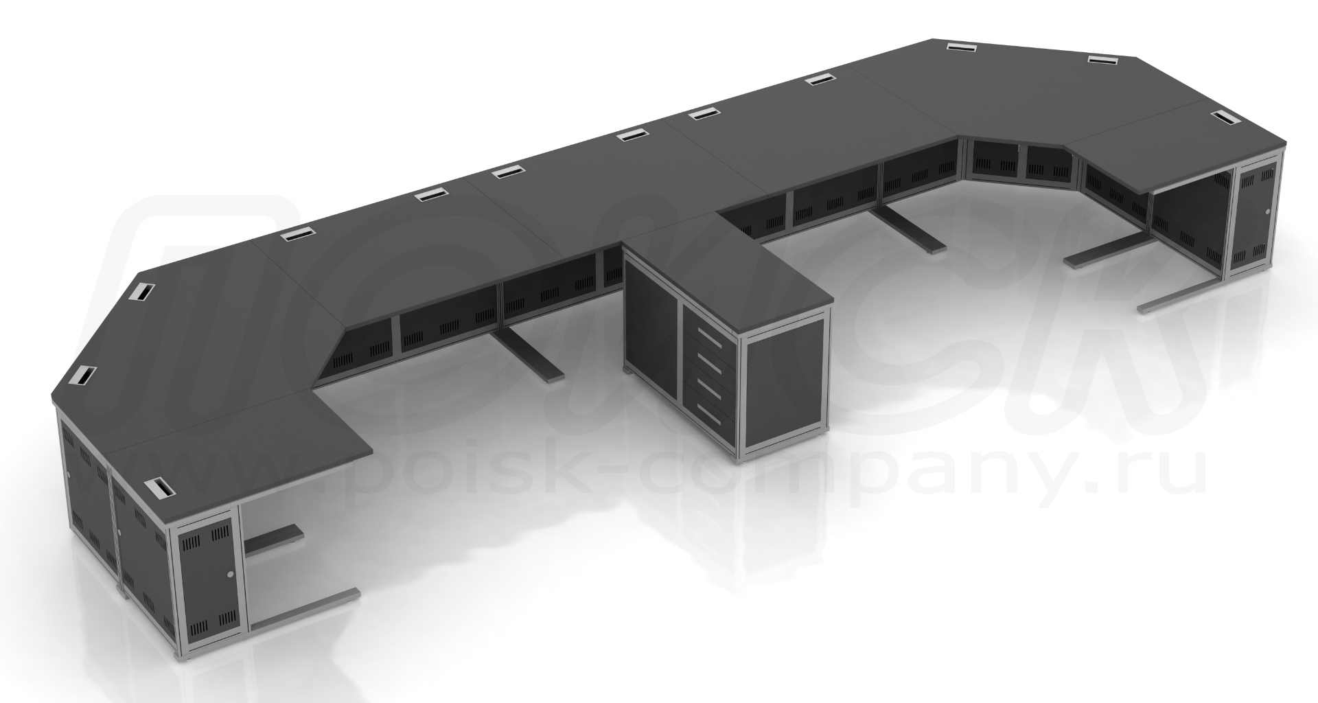 Диспетчерский стол серии ПОИСК-ААЛE
