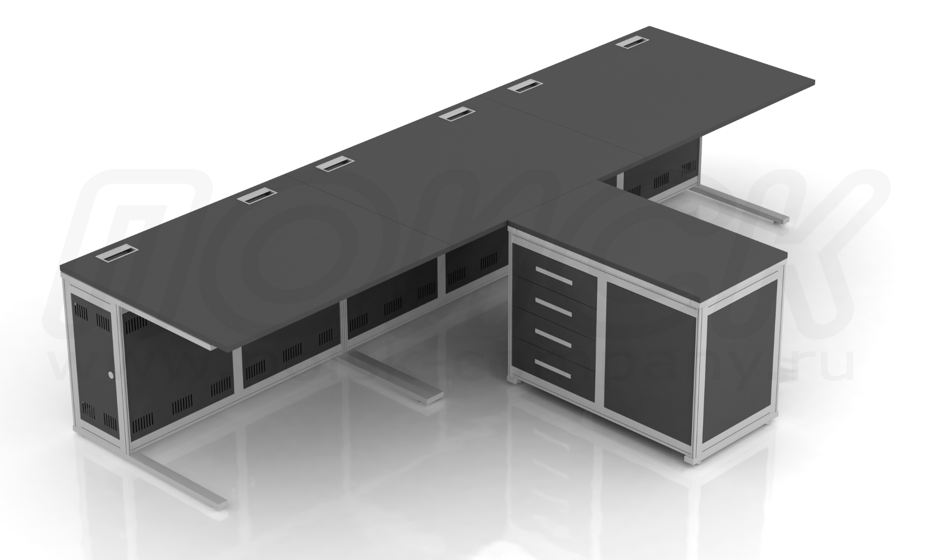 Диспетчерский стол серии ПОИСК-ААЛT