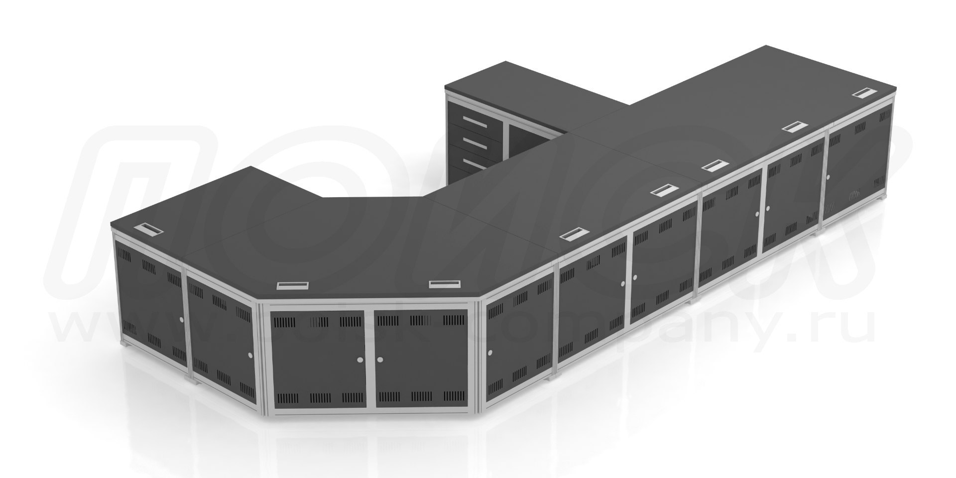 Диспетчерский стол серии ПОИСК-ААЛF