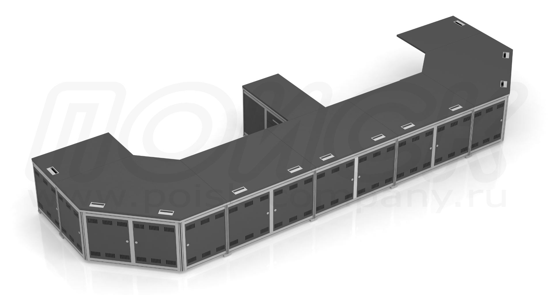 Диспетчерский стол серии ПОИСК-ААЛE