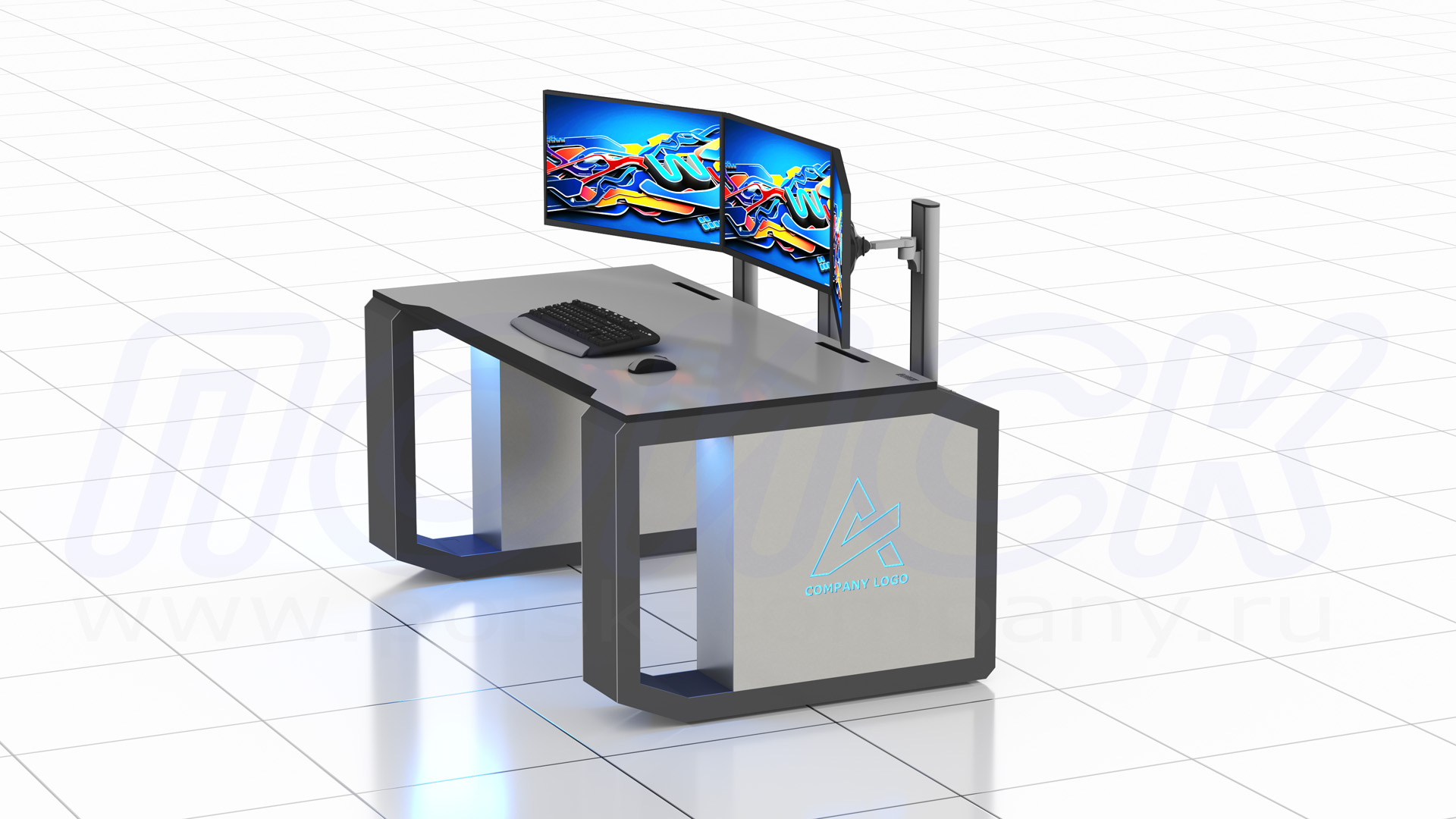 Диспетчерский стол-пульт серии ПОИСК-D (07)