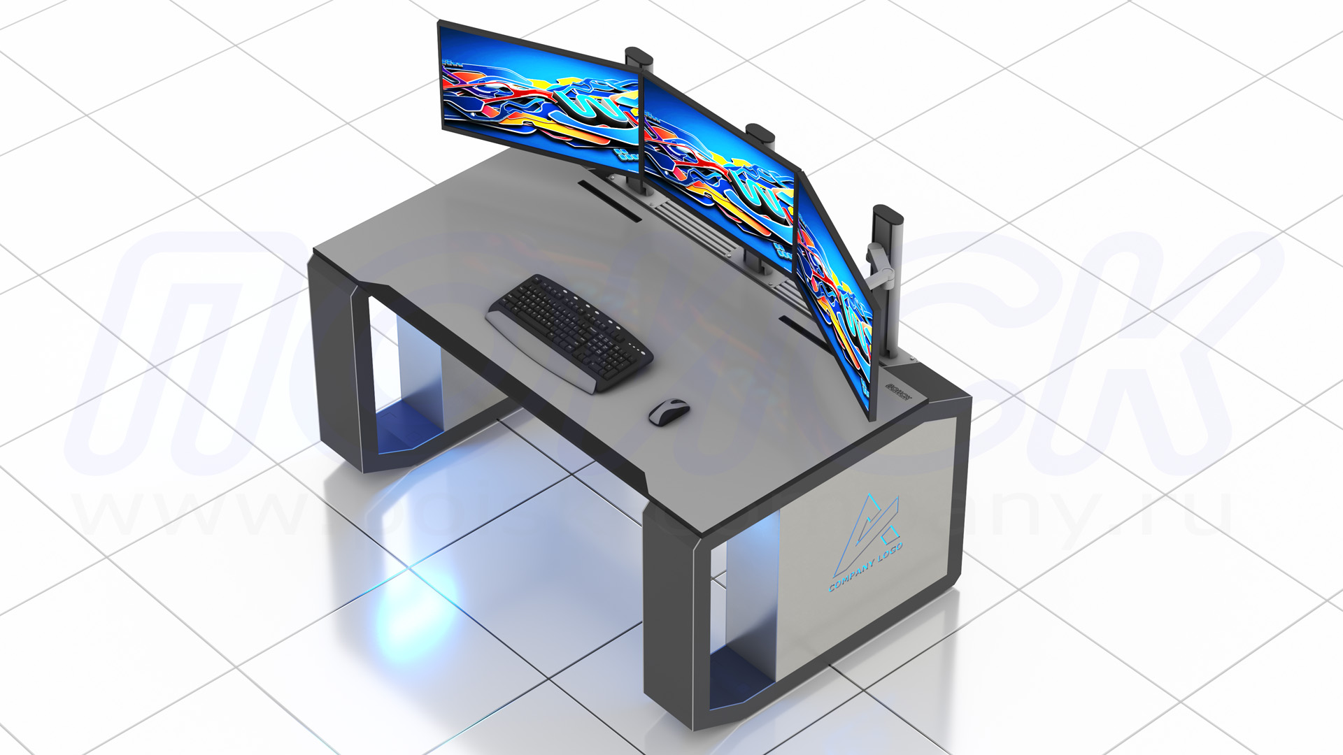 Диспетчерский стол-пульт серии ПОИСК-D (09)