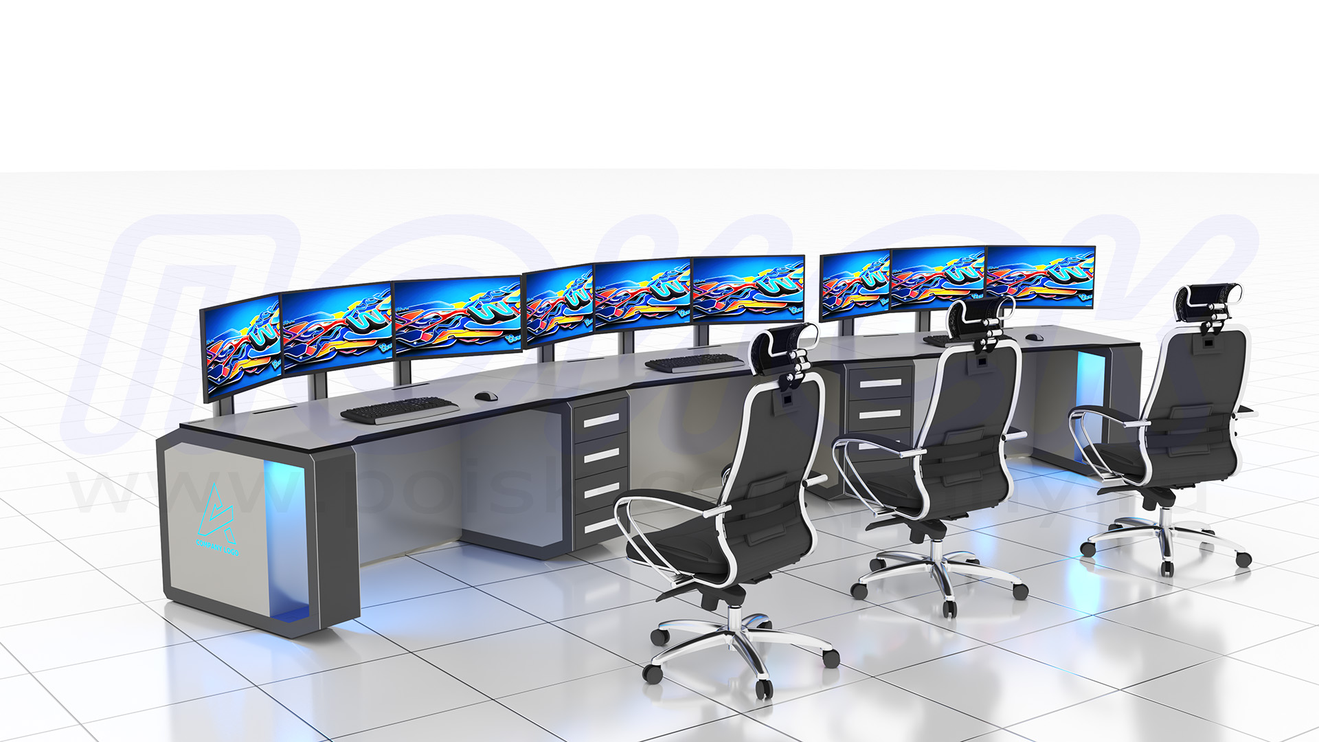 Диспетчерский стол-пульт серии ПОИСК-D (102)