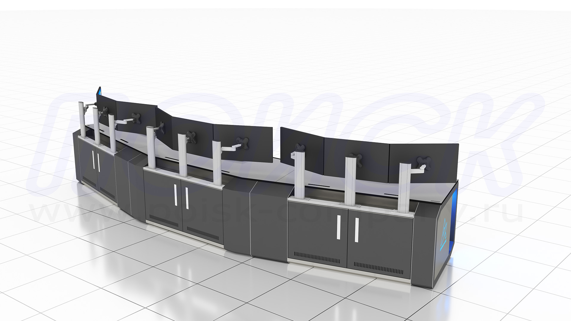Диспетчерский стол-пульт серии ПОИСК-D (104)