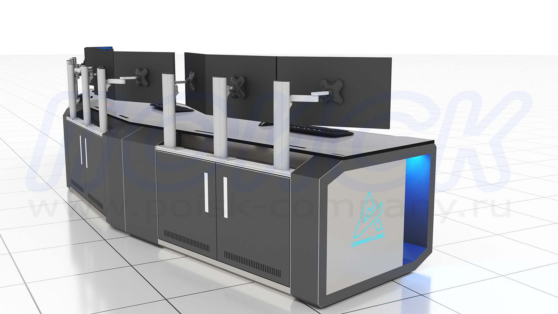 Диспетчерский стол-пульт серии ПОИСК-D (107)