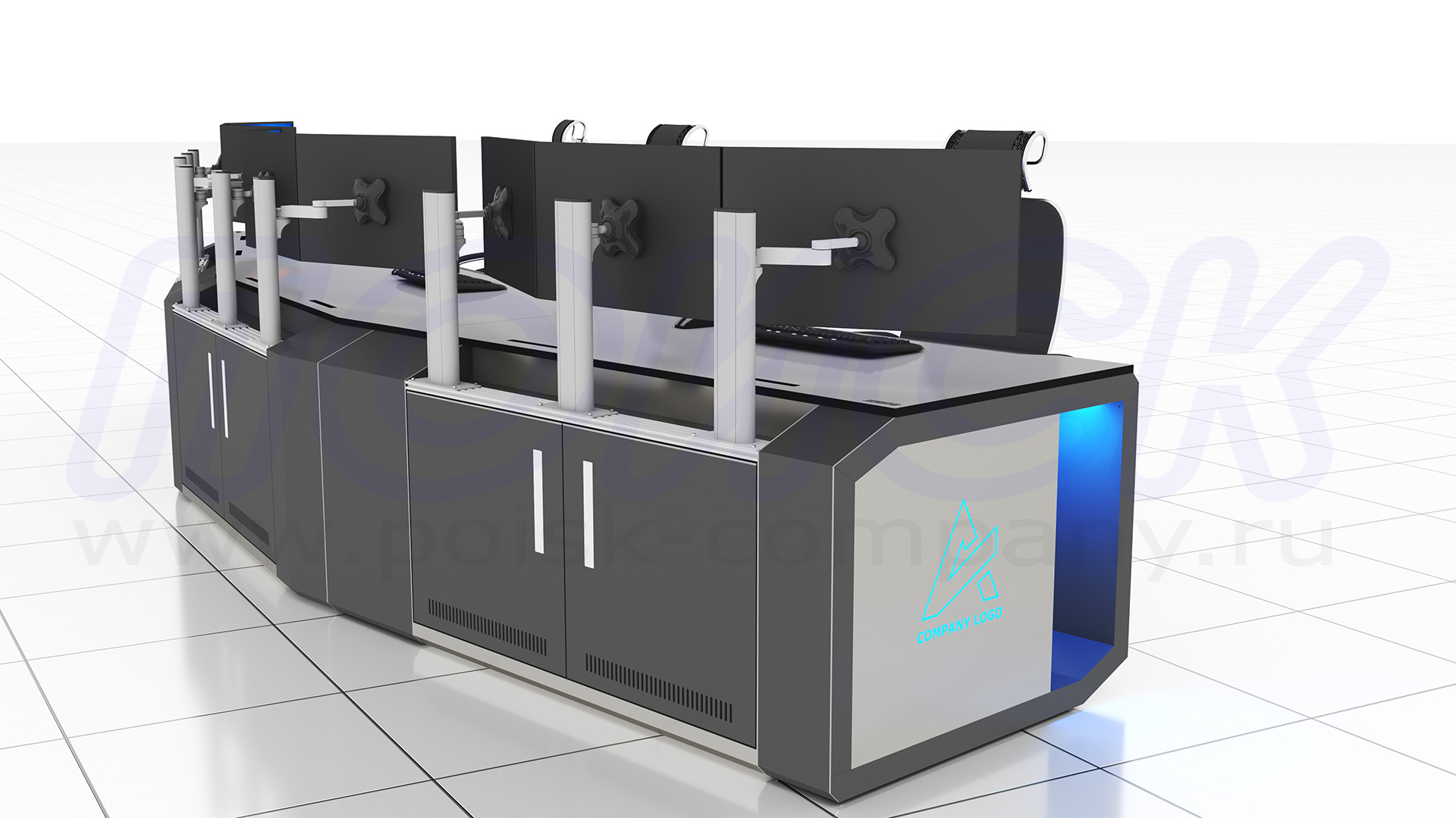 Диспетчерский стол-пульт серии ПОИСК-D (108)