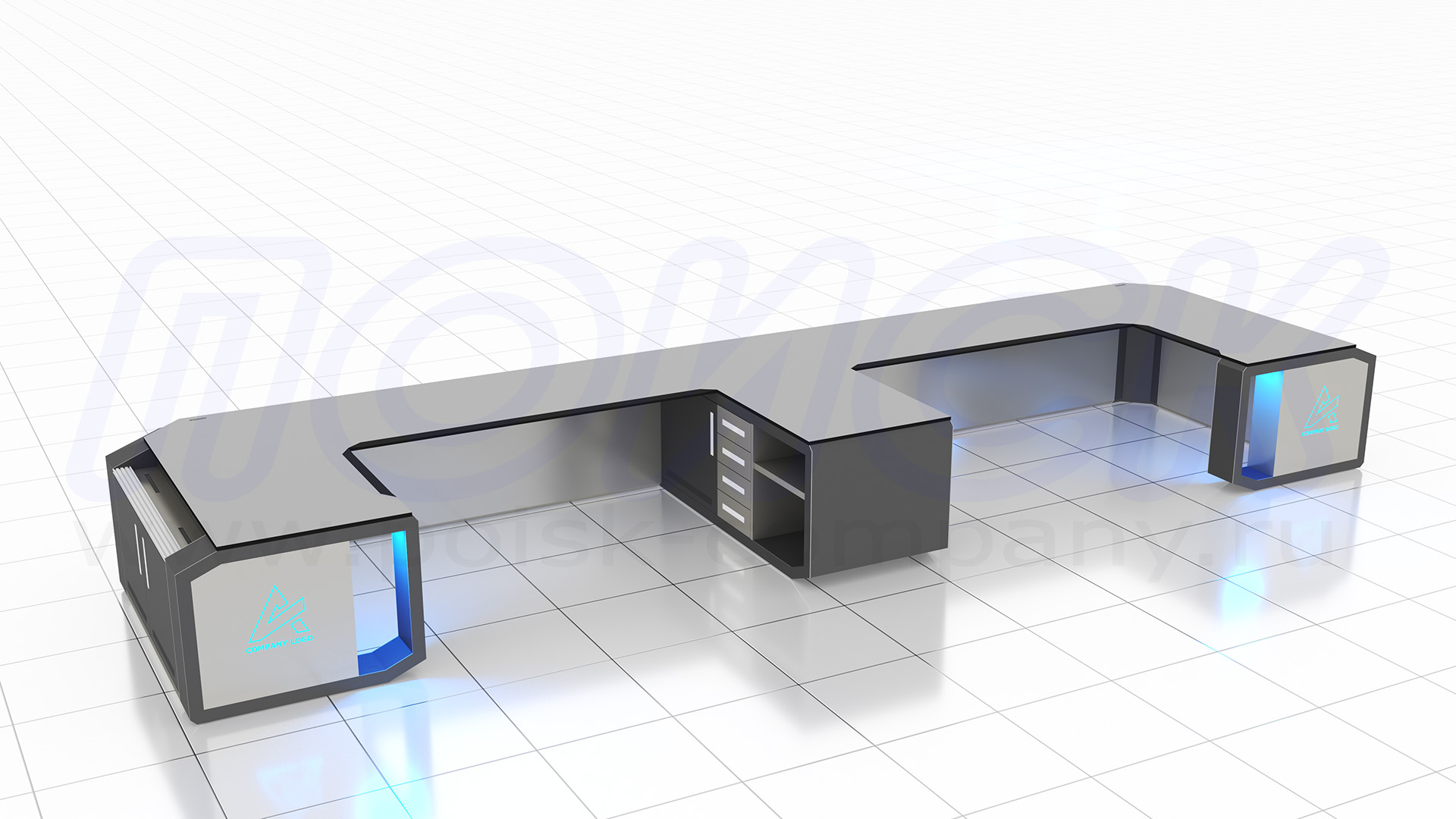 Диспетчерский стол-пульт серии ПОИСК-D (111)