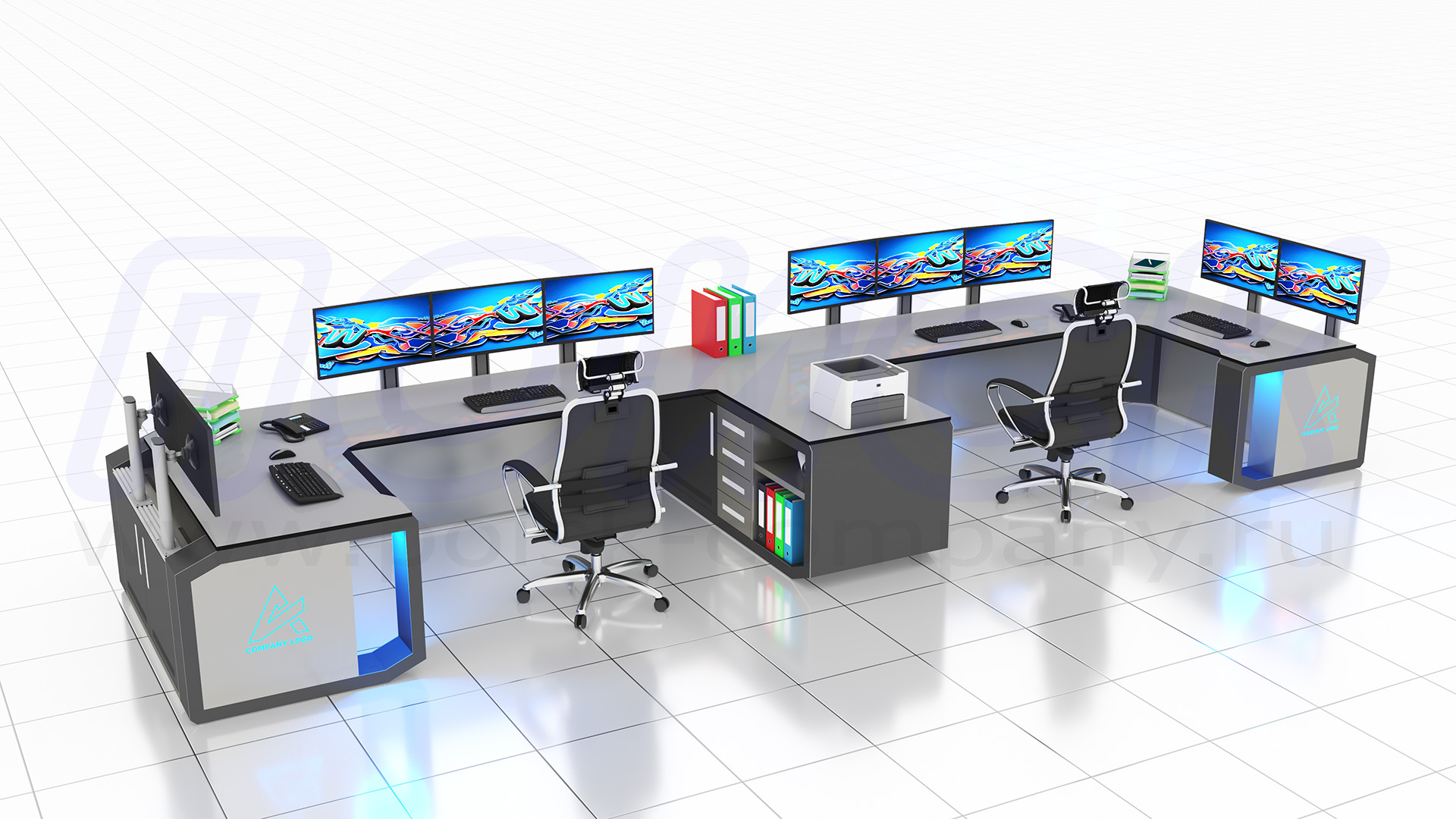 Диспетчерский стол-пульт серии ПОИСК-D (113)