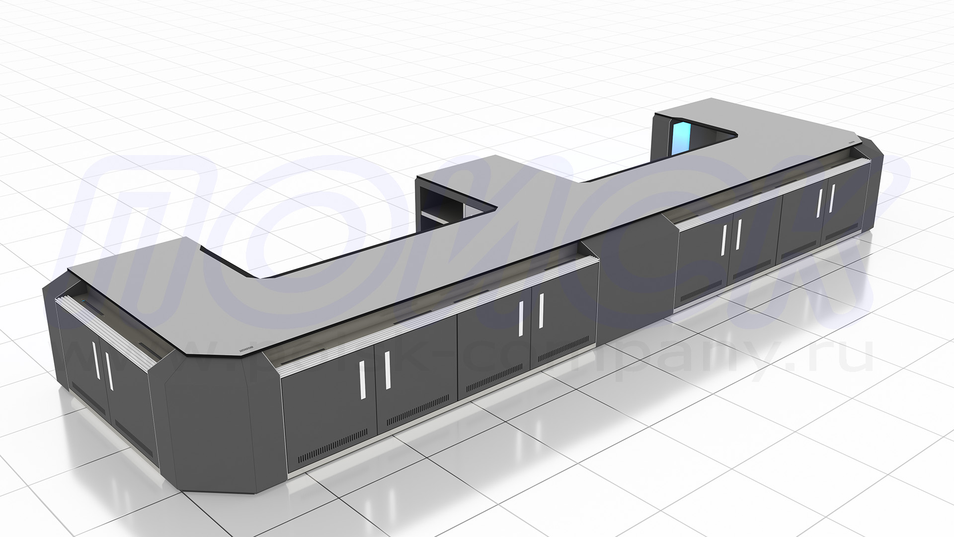 Диспетчерский стол-пульт серии ПОИСК-D (114)