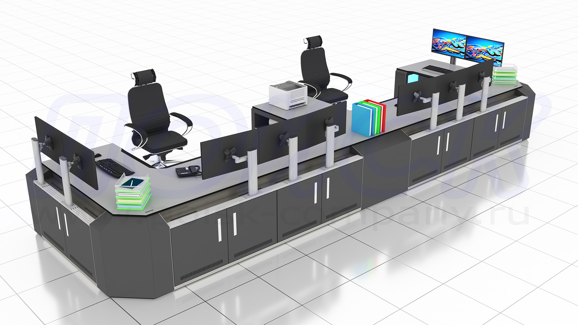 Диспетчерский стол-пульт серии ПОИСК-D (116)