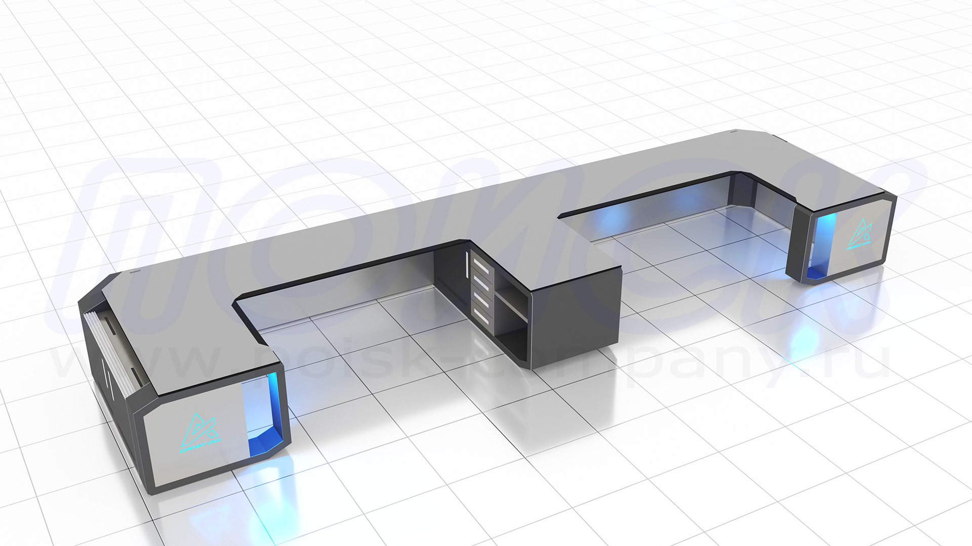 Диспетчерский стол-пульт серии ПОИСК-D (117)