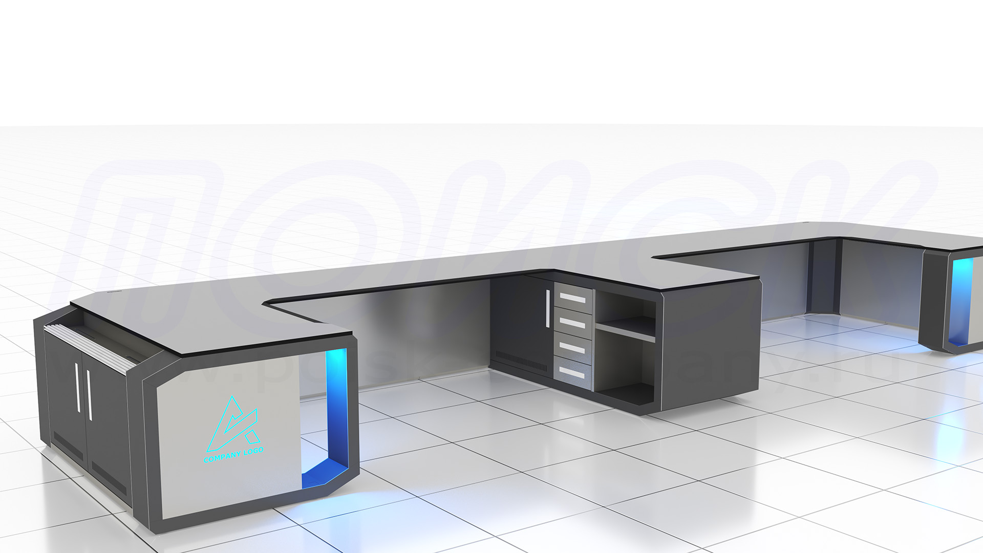 Диспетчерский стол-пульт серии ПОИСК-D (123)