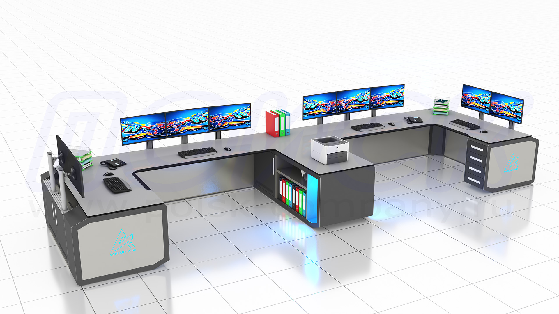 Диспетчерский стол-пульт серии ПОИСК-D (139)