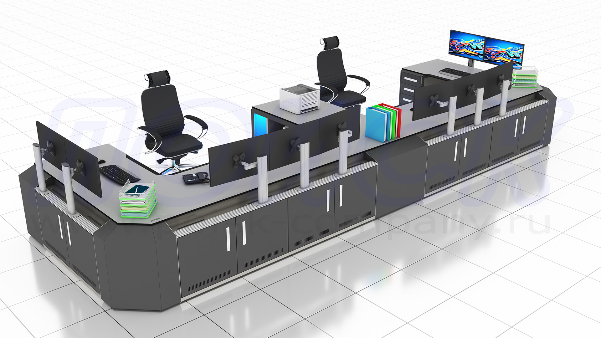Диспетчерский стол-пульт серии ПОИСК-D (143)