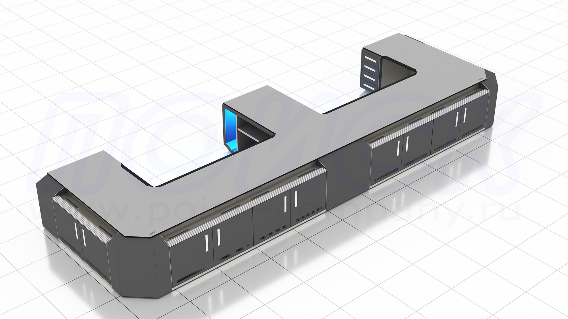 Диспетчерский стол-пульт серии ПОИСК-D (147)
