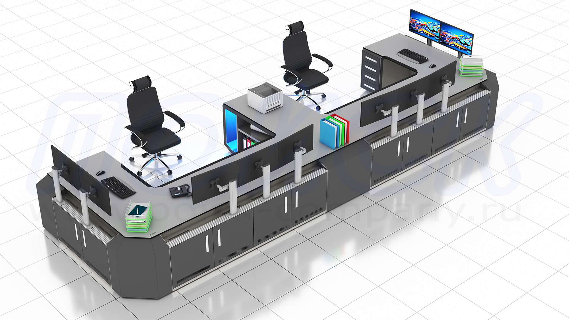 Диспетчерский стол-пульт серии ПОИСК-D (149)