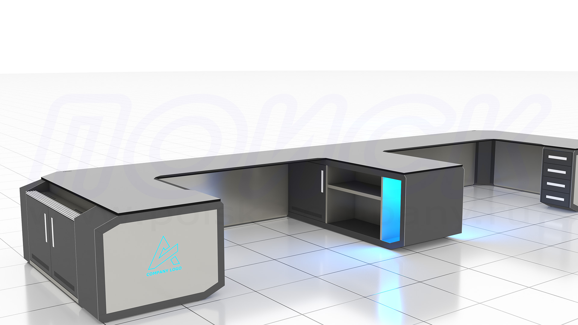 Диспетчерский стол-пульт серии ПОИСК-D (150)