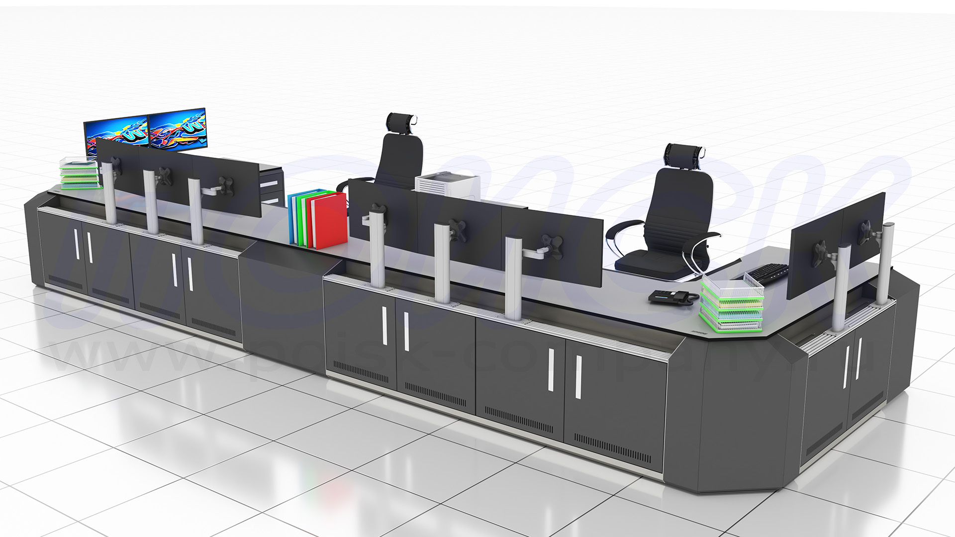 Диспетчерский стол-пульт серии ПОИСК-D (155)