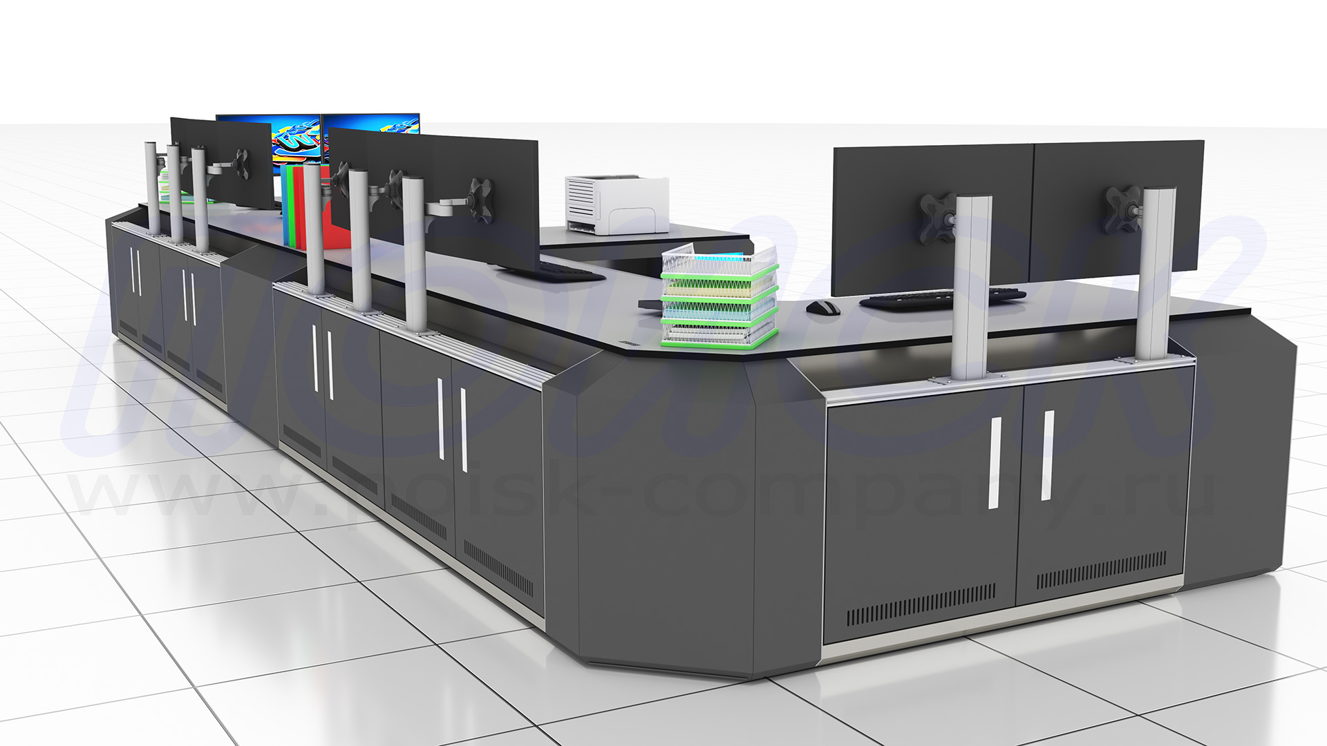 Диспетчерский стол-пульт серии ПОИСК-D (157)