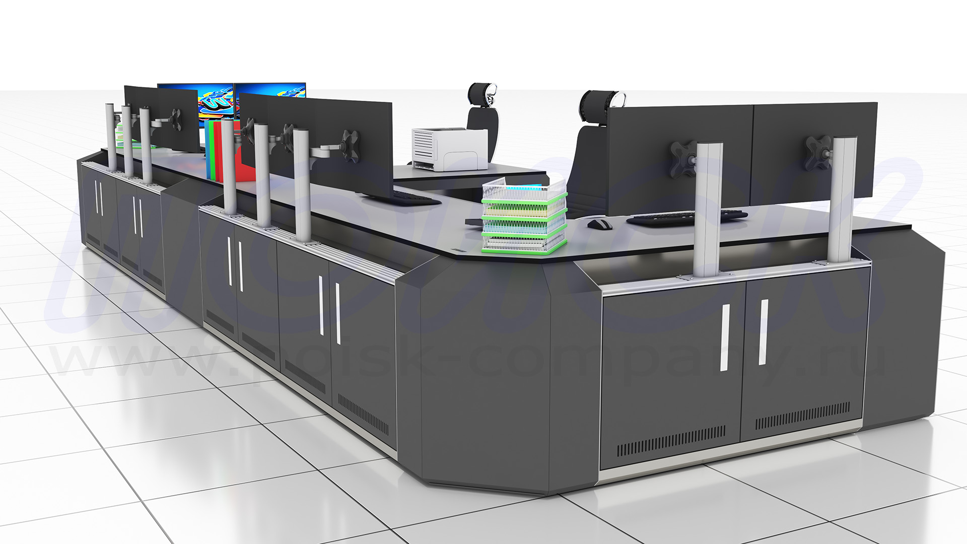 Диспетчерский стол-пульт серии ПОИСК-D (158)