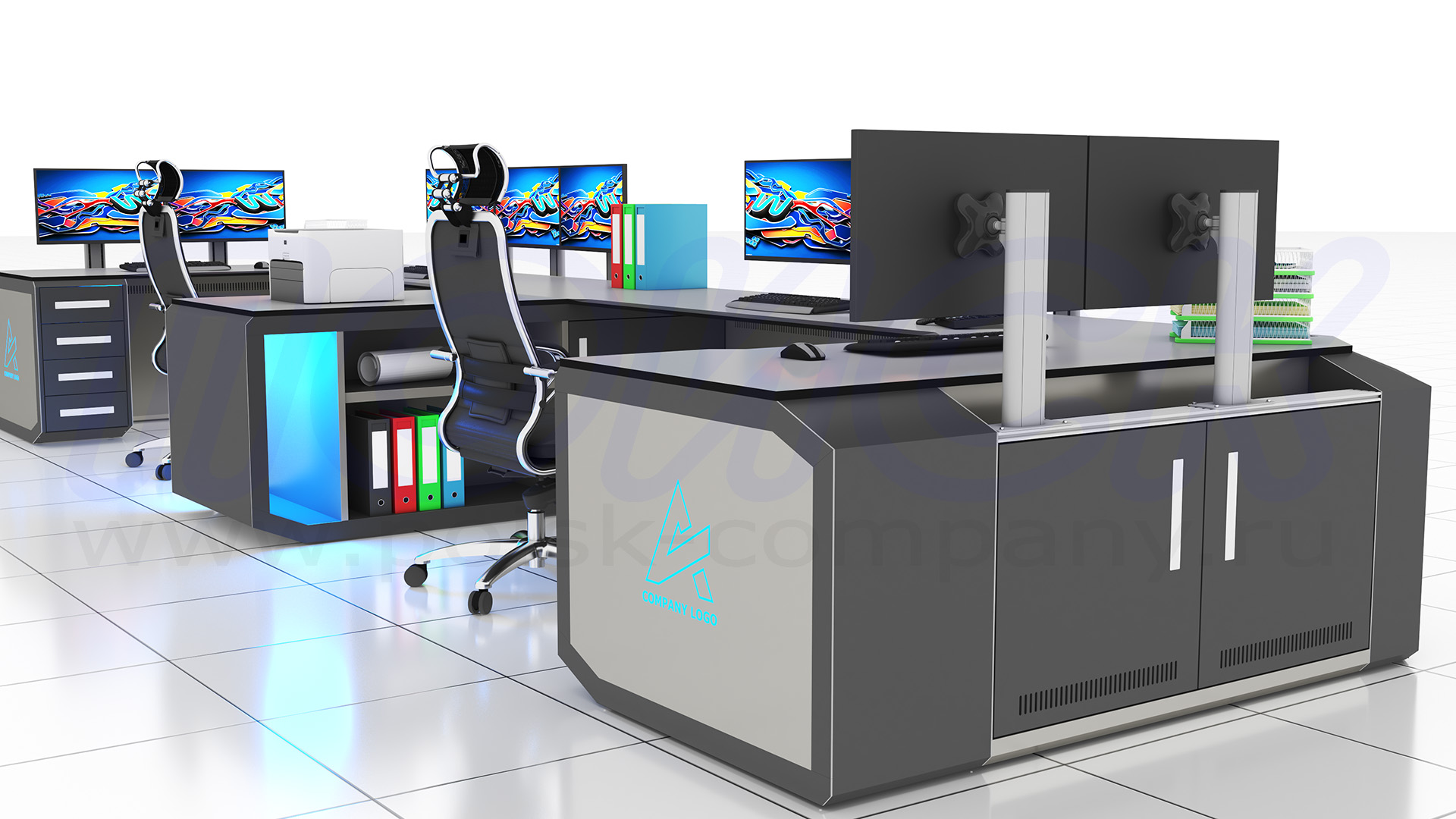 Диспетчерский стол-пульт серии ПОИСК-D (161)