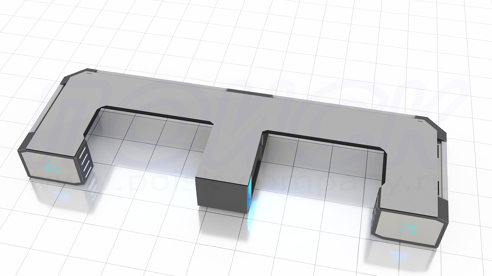 Диспетчерский стол-пульт серии ПОИСК-D (162)