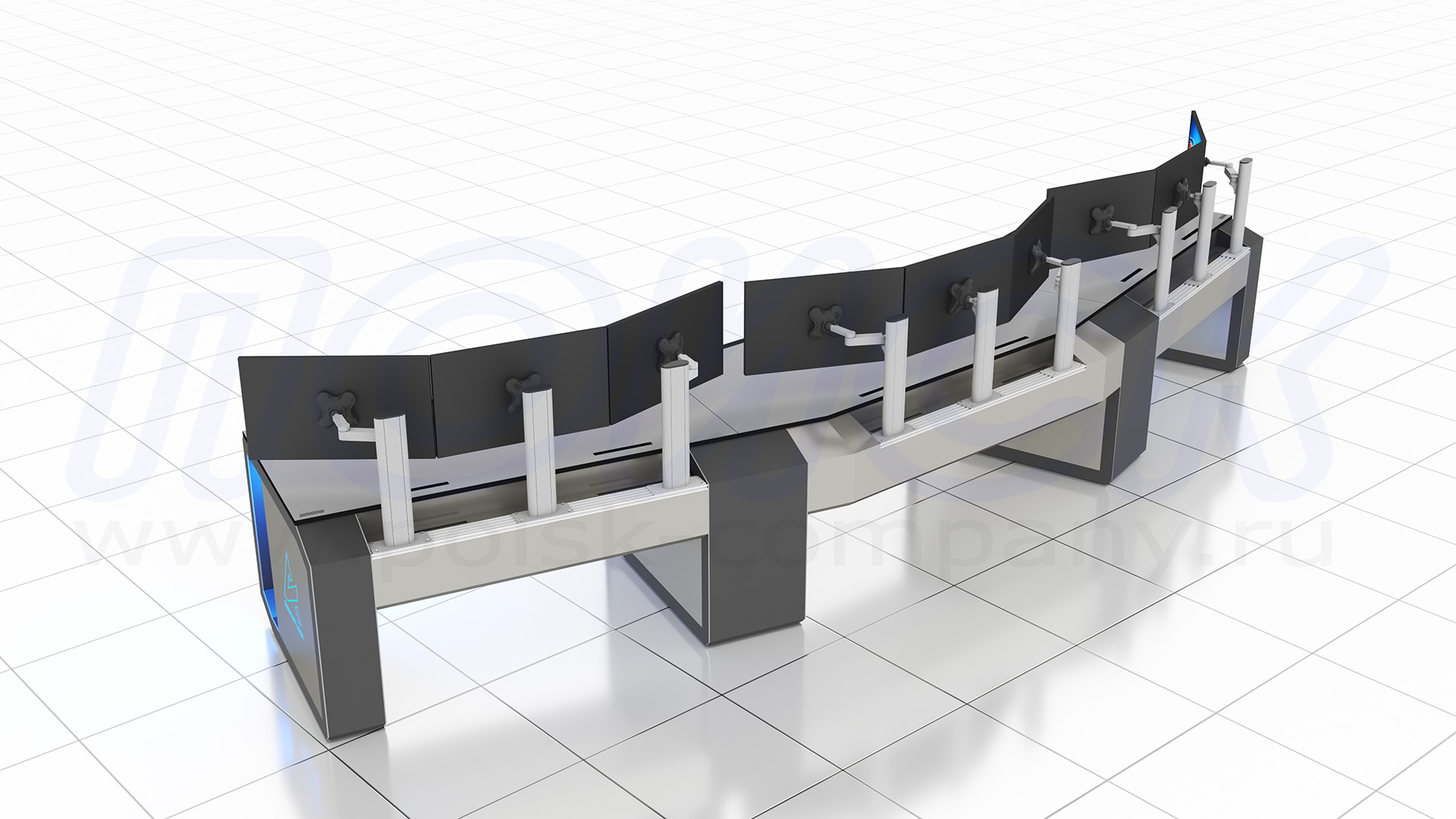 Диспетчерский стол-пульт серии ПОИСК-D (17)