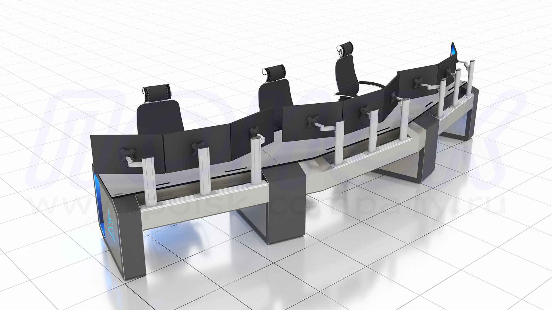 Диспетчерский стол-пульт серии ПОИСК-D (18)