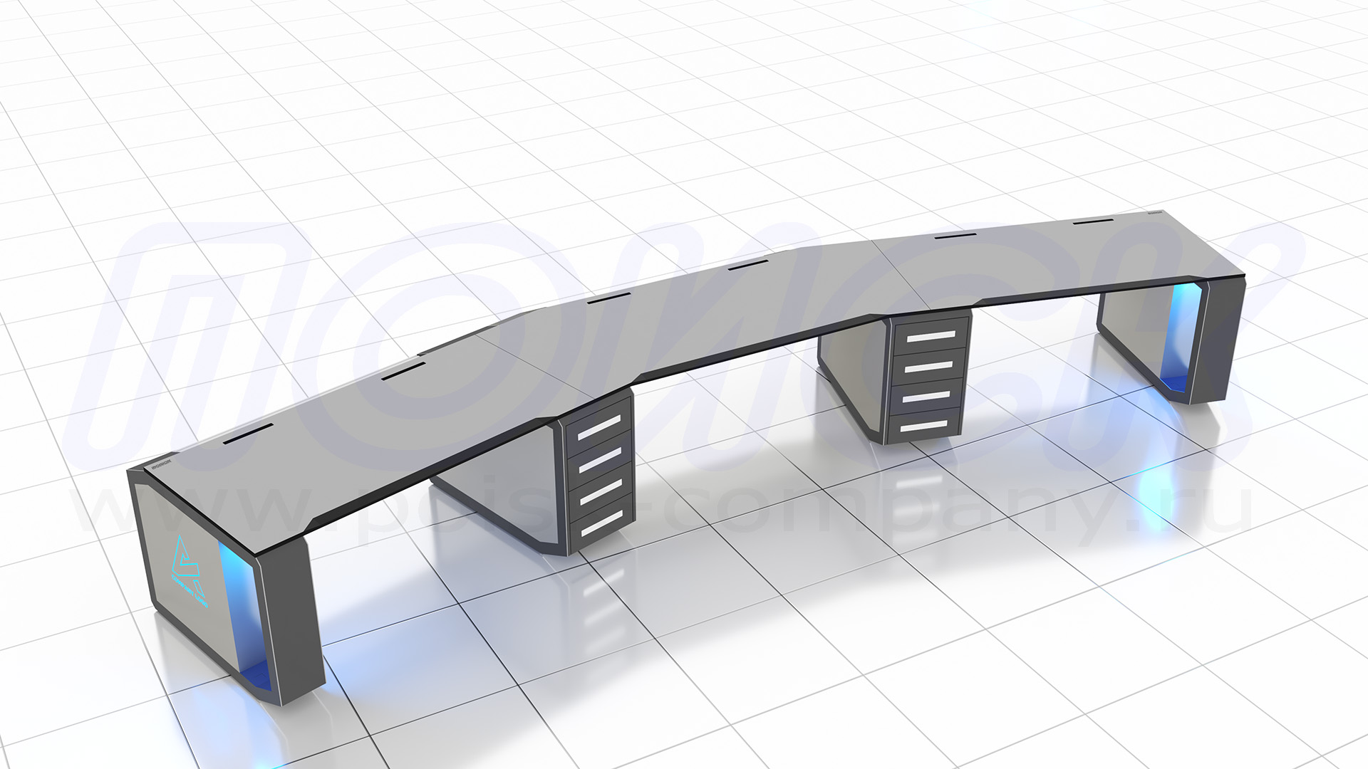 Диспетчерский стол-пульт серии ПОИСК-D (19)