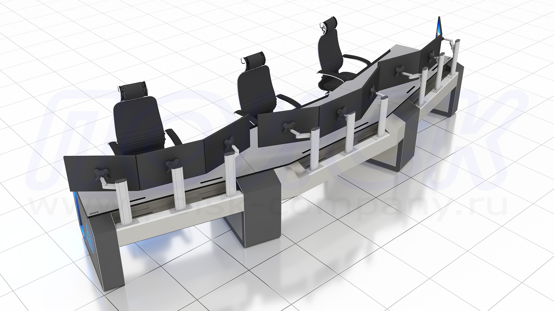 Диспетчерский стол-пульт серии ПОИСК-D (24)