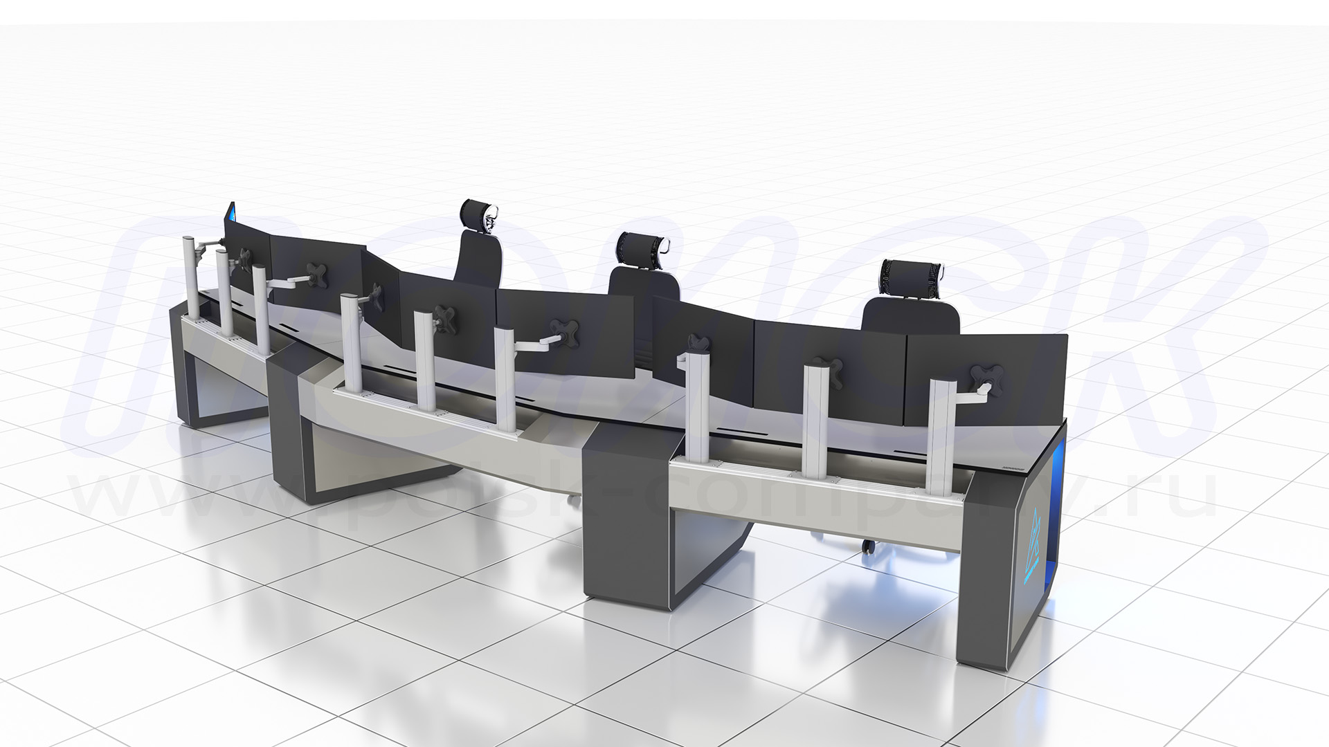Диспетчерский стол-пульт серии ПОИСК-D (30)