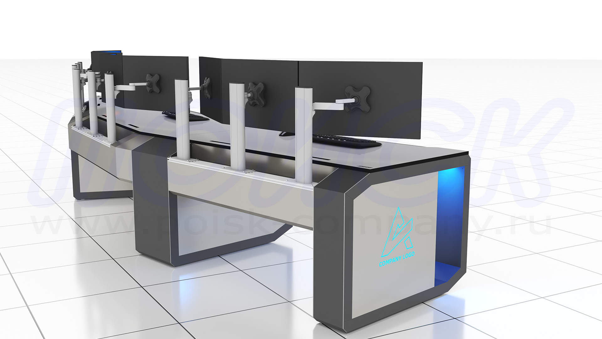 Диспетчерский стол-пульт серии ПОИСК-D (32)