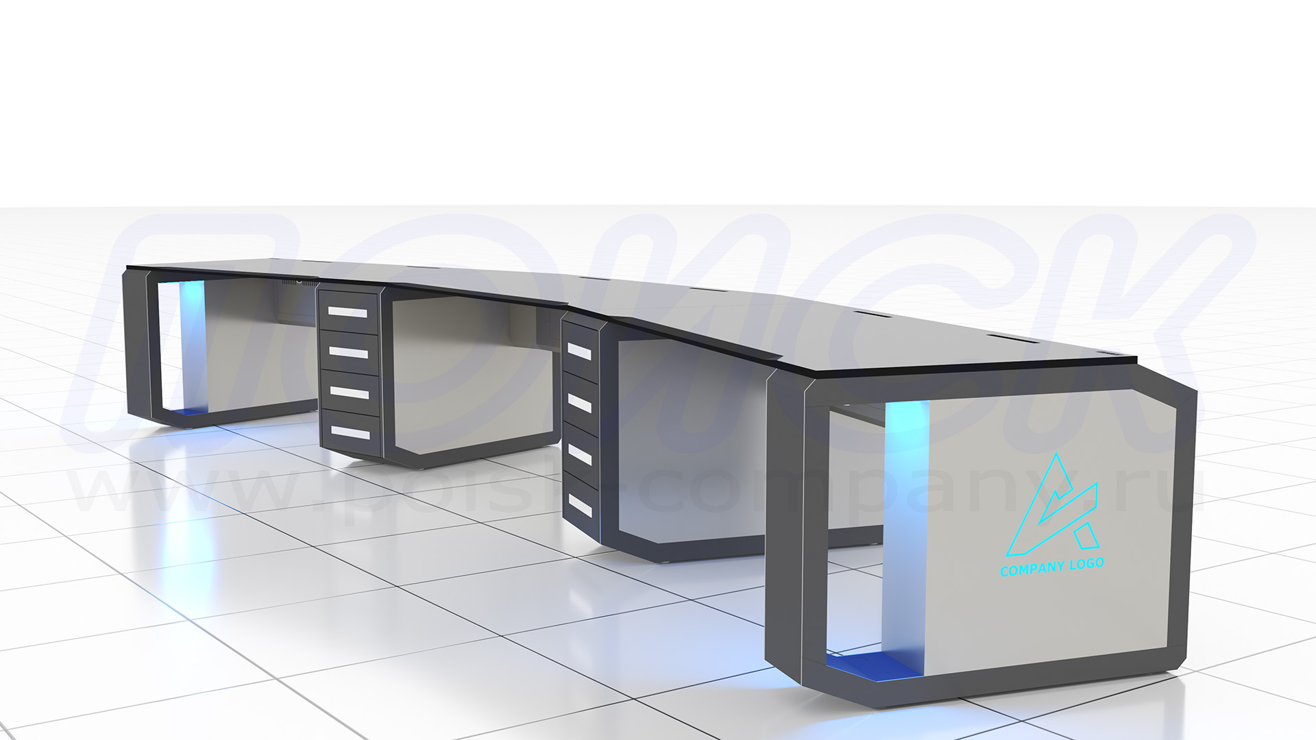 Диспетчерский стол-пульт серии ПОИСК-D (34)