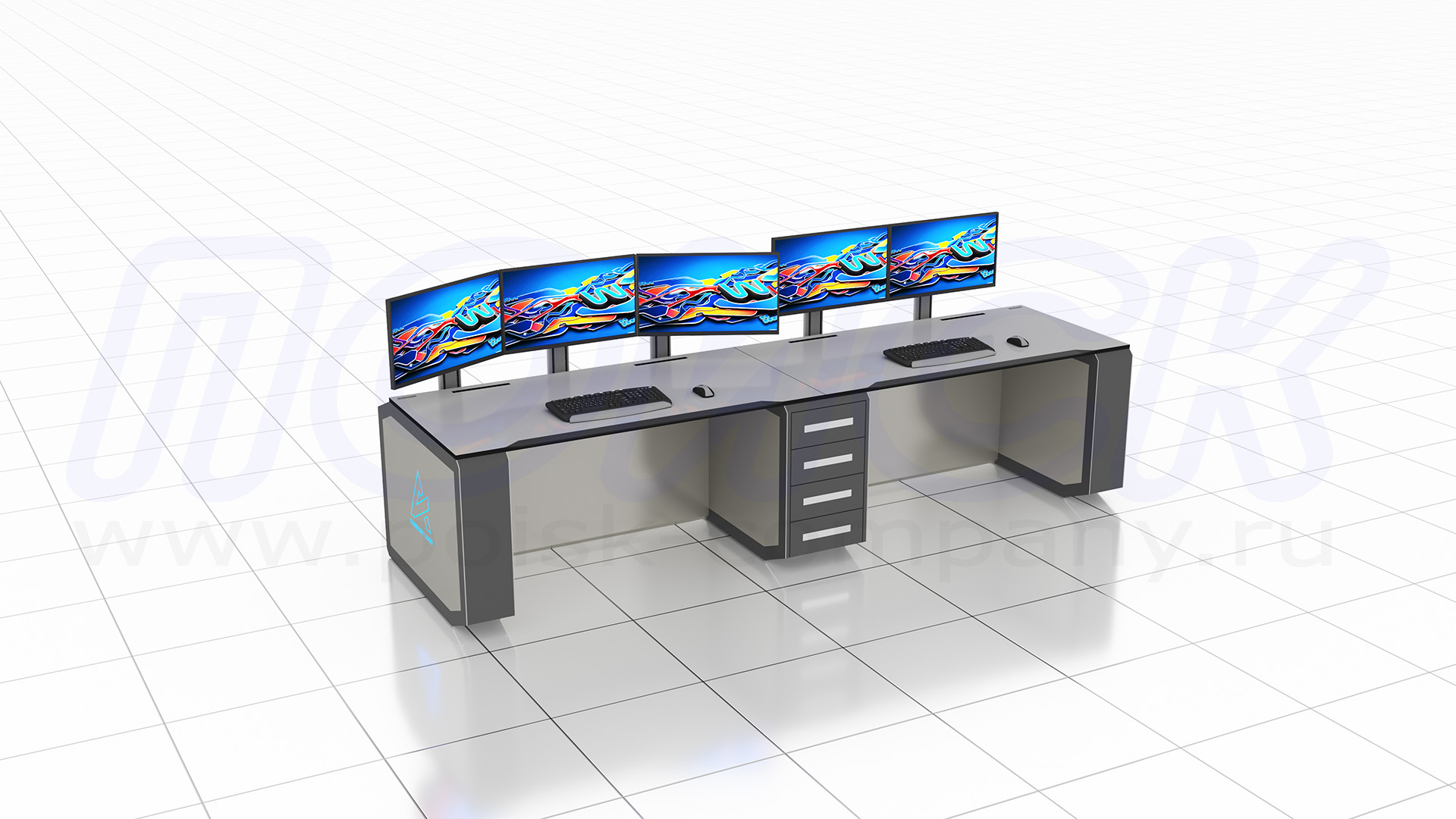 Диспетчерский стол-пульт серии ПОИСК-D (38)