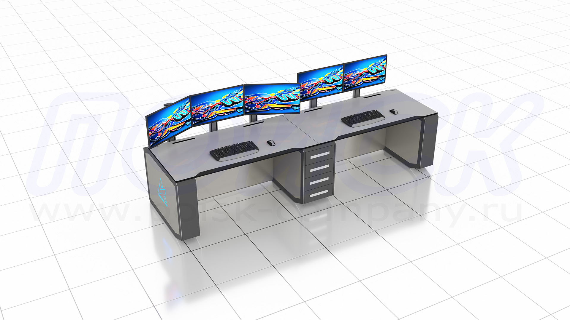 Диспетчерский стол-пульт серии ПОИСК-D (44)