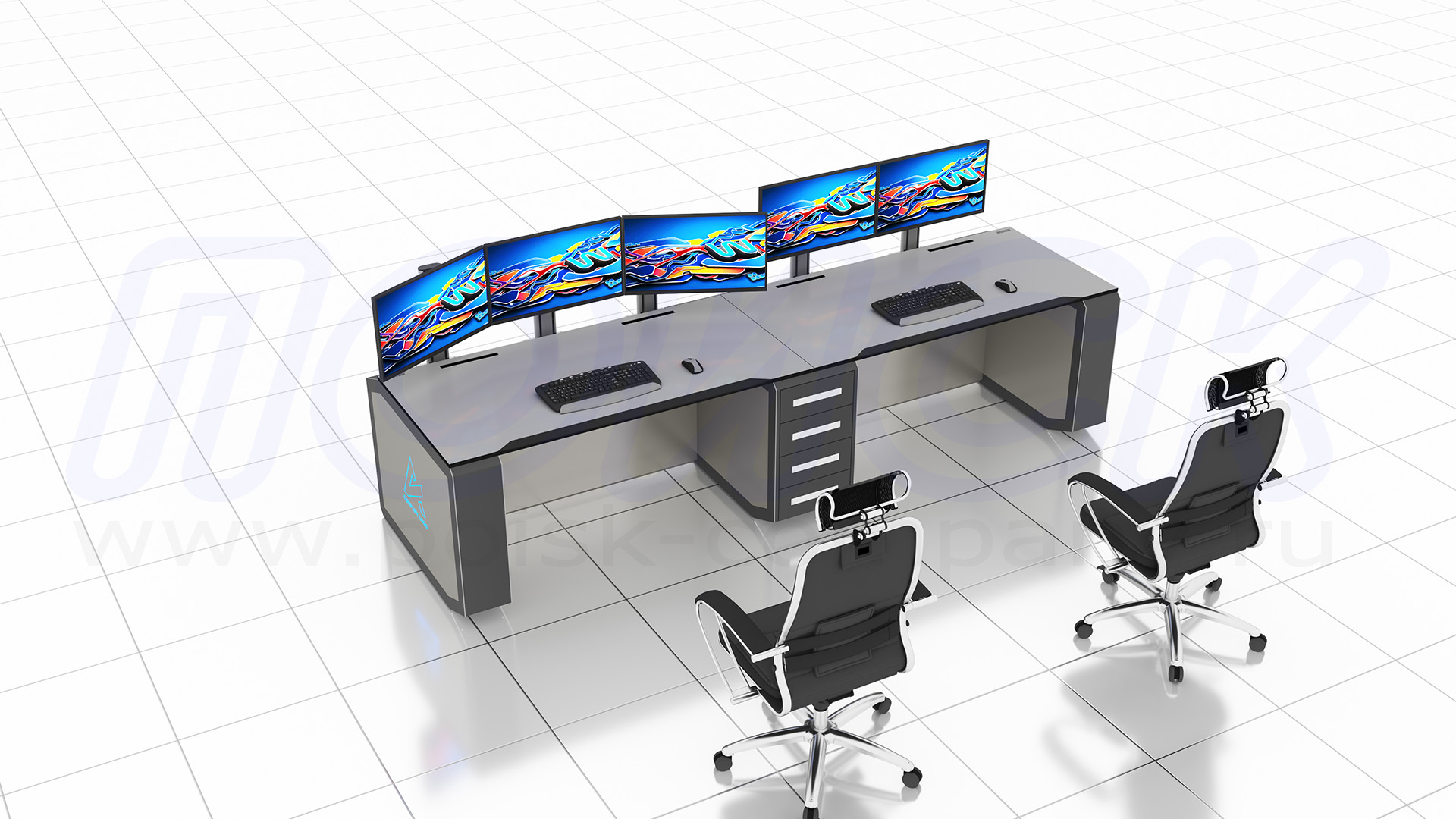 Диспетчерский стол-пульт серии ПОИСК-D (45)