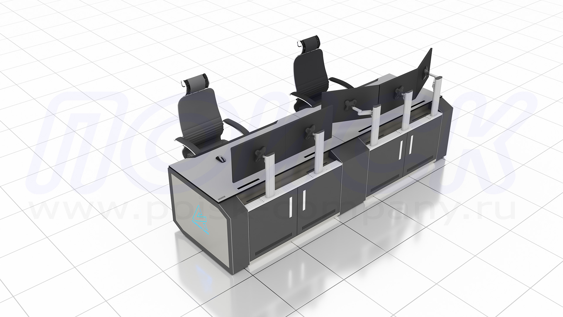 Диспетчерский стол-пульт серии ПОИСК-D (48)